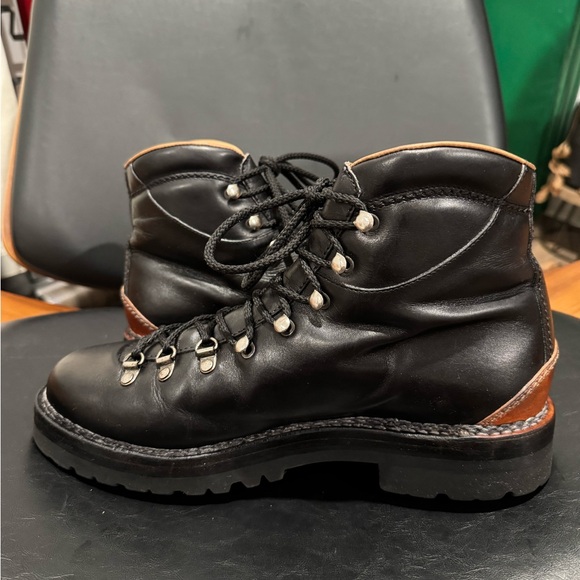 Ralph Lauren Purple Label Black Leather Boots US 10.5 men’s - Picture 9 of 10